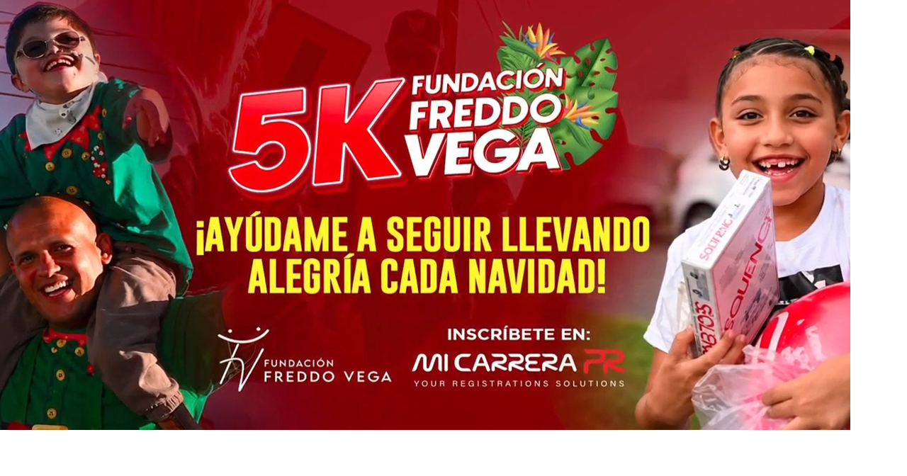 Freddo Vega organiza 5K y evento familiar en Salinas para beneficiar "Alegría pa' mi Barrio"