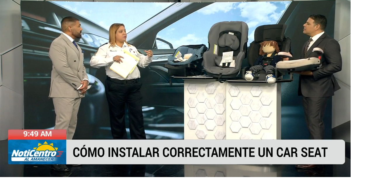 Cuerpo de Bomberos orienta sobre instalación correcta de asientos protectores para niños