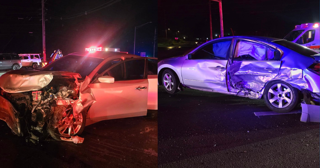 Dos menores heridos tras conductora rebasar luz roja en Mayagüez; niño de 5 años intubado