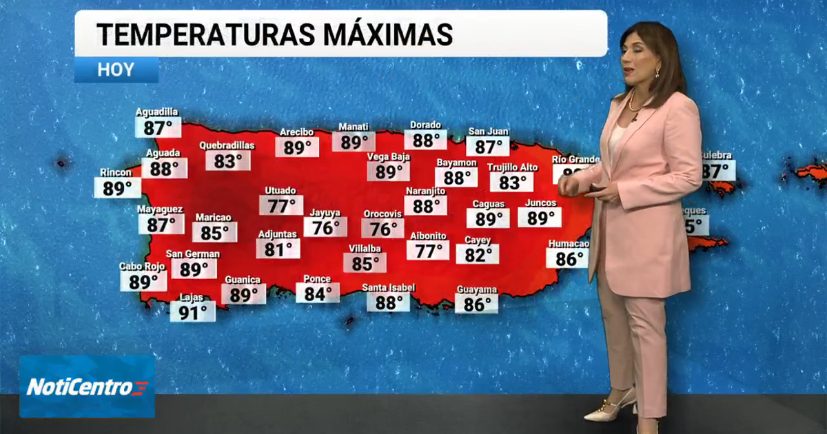 Tu Tiempo: Continúa el calor en toda la región de la isla
