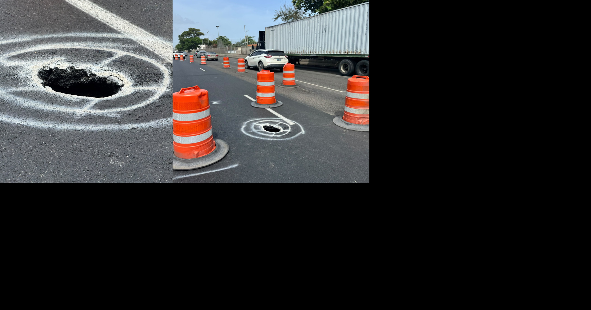 Imagen del artículo de WAPA: Para largo extenso tapón en la Baldorioty de Castro por trabajos del DTOP tras socavón