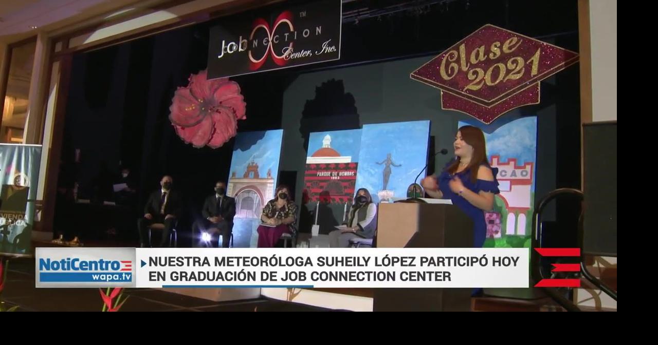 Suheily López Belén funge como oradora en graduación de Job Connection