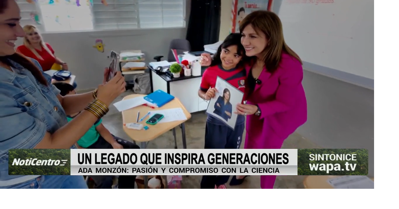 Destacamos a Ada Monzón por su compromiso con la educación en las ciencias