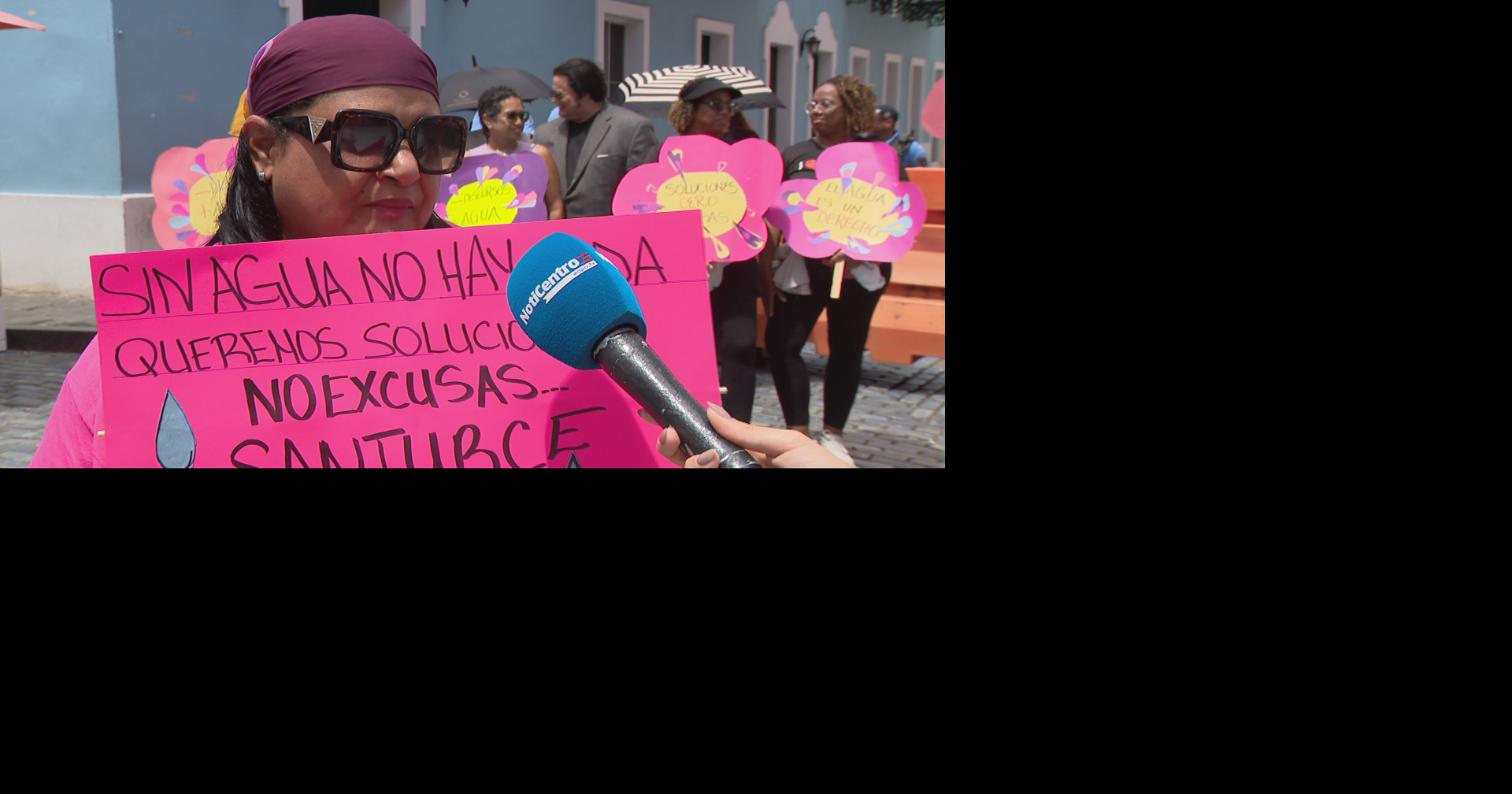 Protestan en San Juan por deficiencias en el servicio de agua potable