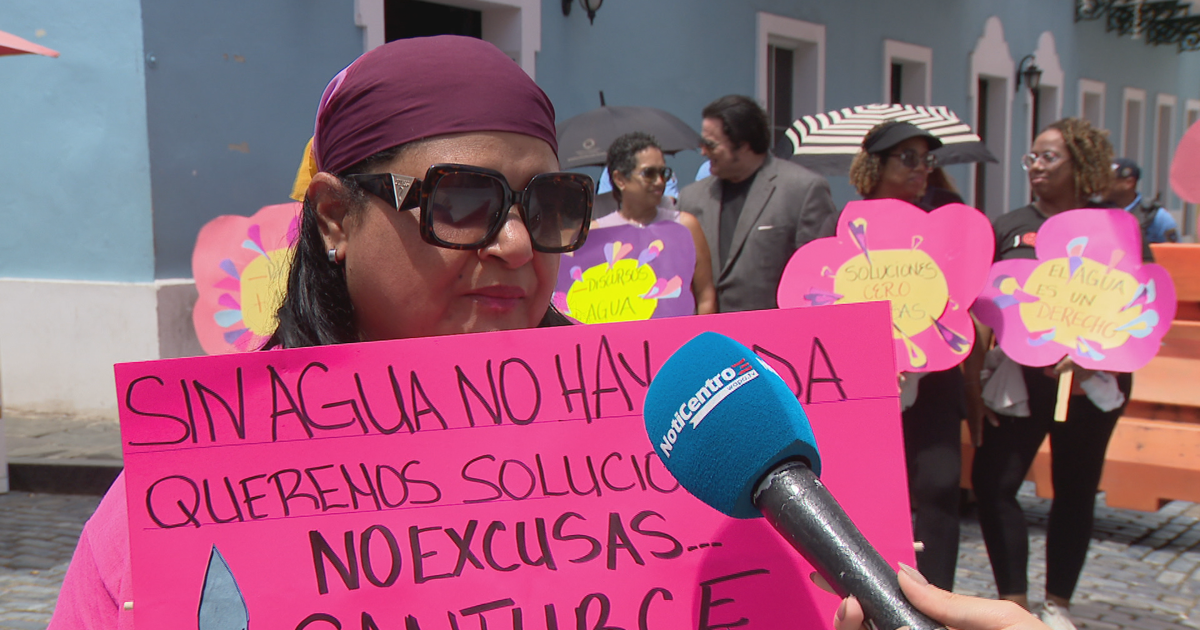 Protestan en San Juan por deficiencias en el servicio de agua potable