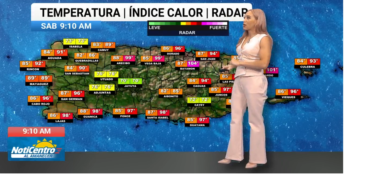 Puerto Rico enfrenta sábado brumoso con calor extremo y posibles tormentas eléctricas