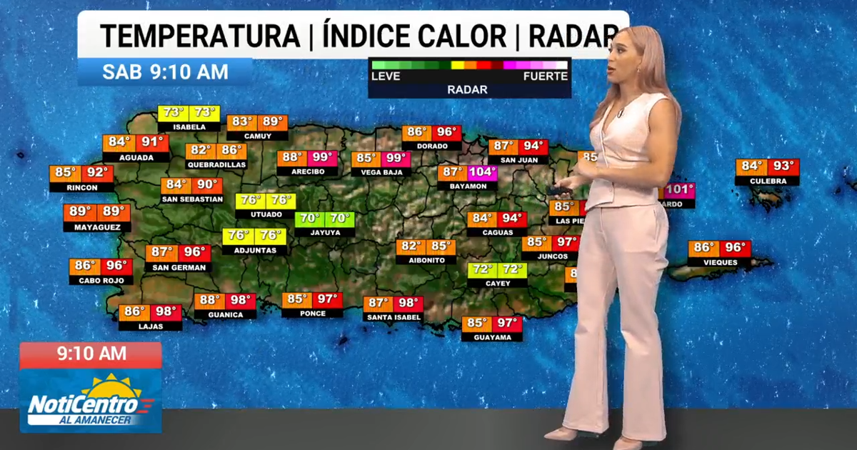Puerto Rico enfrenta sábado brumoso con calor extremo y posibles tormentas eléctricas