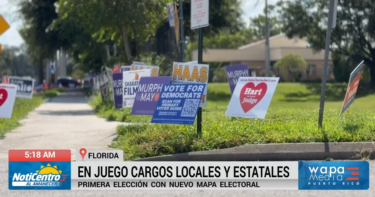 Primarias en Florida Central registran participación variable con fuerte presencia hispana