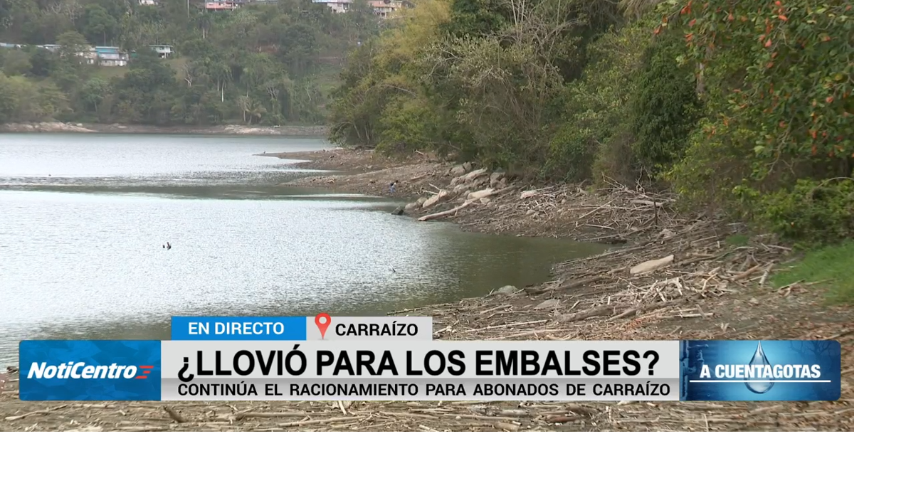 Embalse Carraízo registra leve alza de 9 mm, pero sequía severa sigue dominando