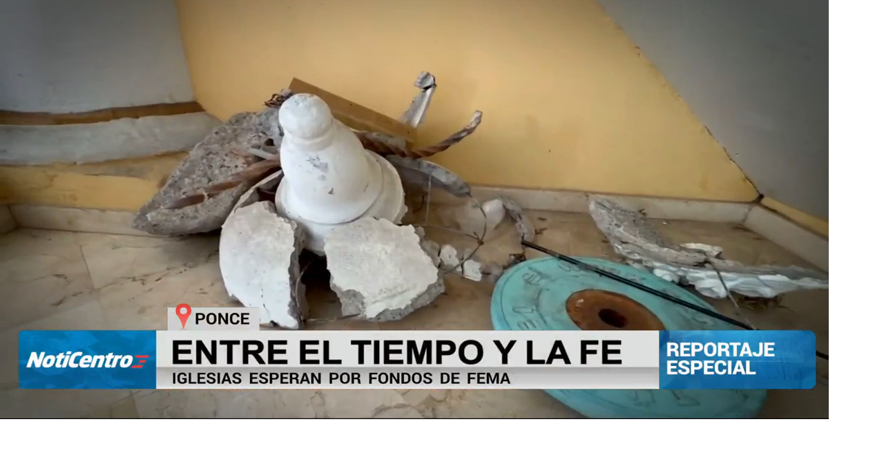 Entre el tiempo y la fe: Iglesias del sur esperan ser reconstruidas tras eventos atmosféricos