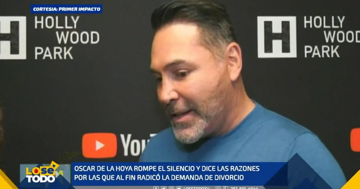 Oscar De La Hoya Y Millie Corretjer Divorcio Oscar de la Hoya rompe el silencio tras su divorcio de Millie Corretjer