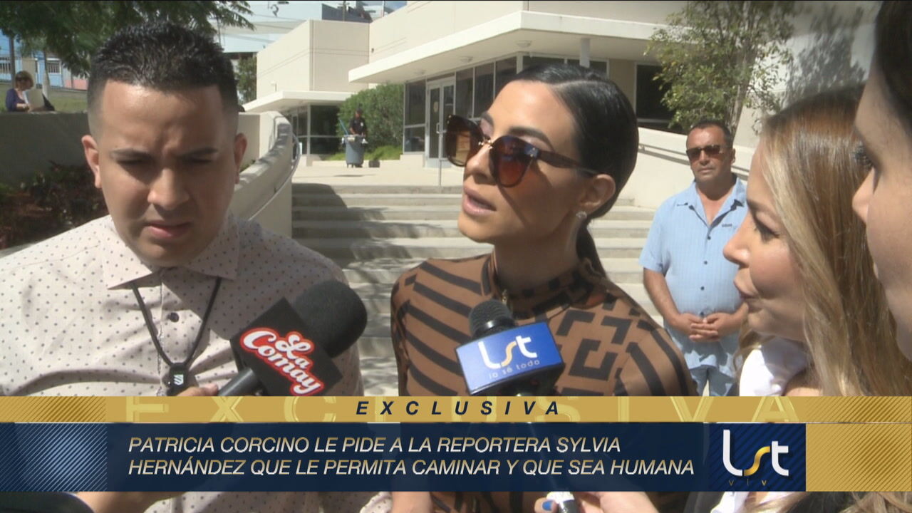 Patricia Corcino llega al tribunal de familia | wapa.tv