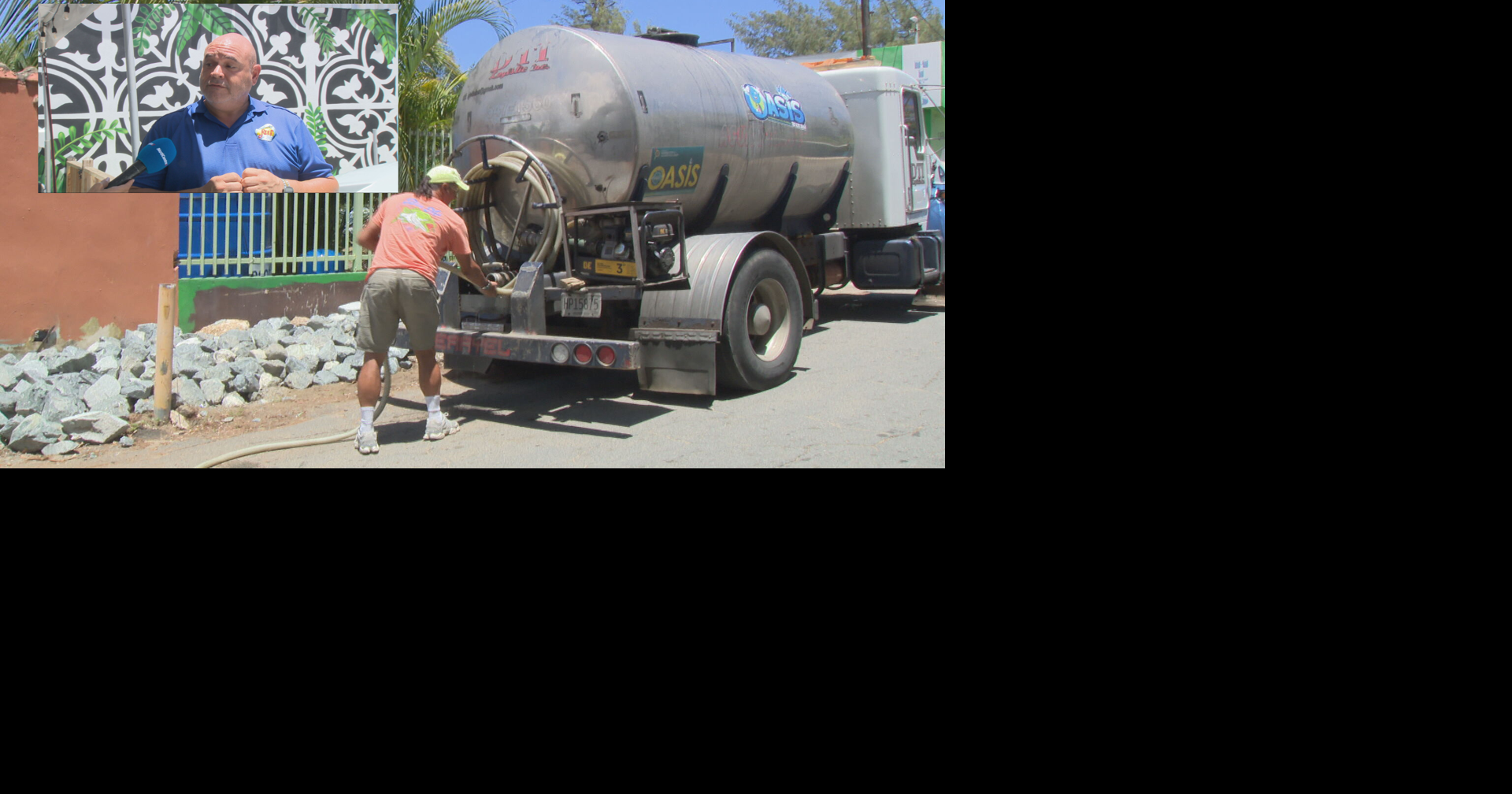 Crisis de agua en Piñones: 500 familias y comerciantes dependen de camiones cisternas