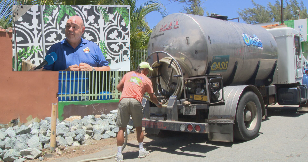Crisis de agua en Piñones: 500 familias y comerciantes dependen de camiones cisternas