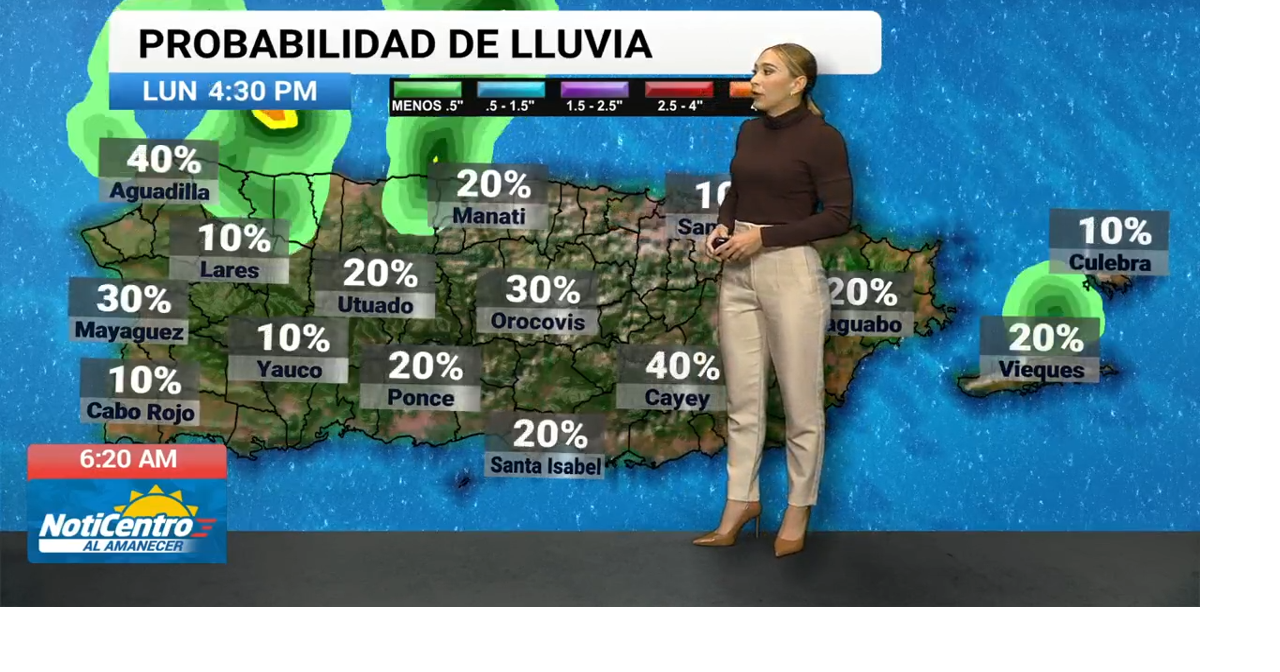 Tu Tiempo: arranca la semana con humedad y tiempo inestable