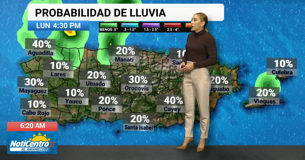 Tu Tiempo: arranca la semana con humedad y tiempo inestable