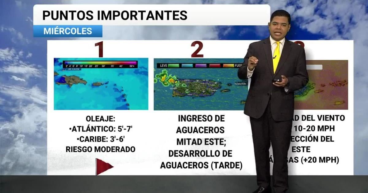 Tu Tiempo: ventolera traerá más aguaceros, riesgo limitado de calor
