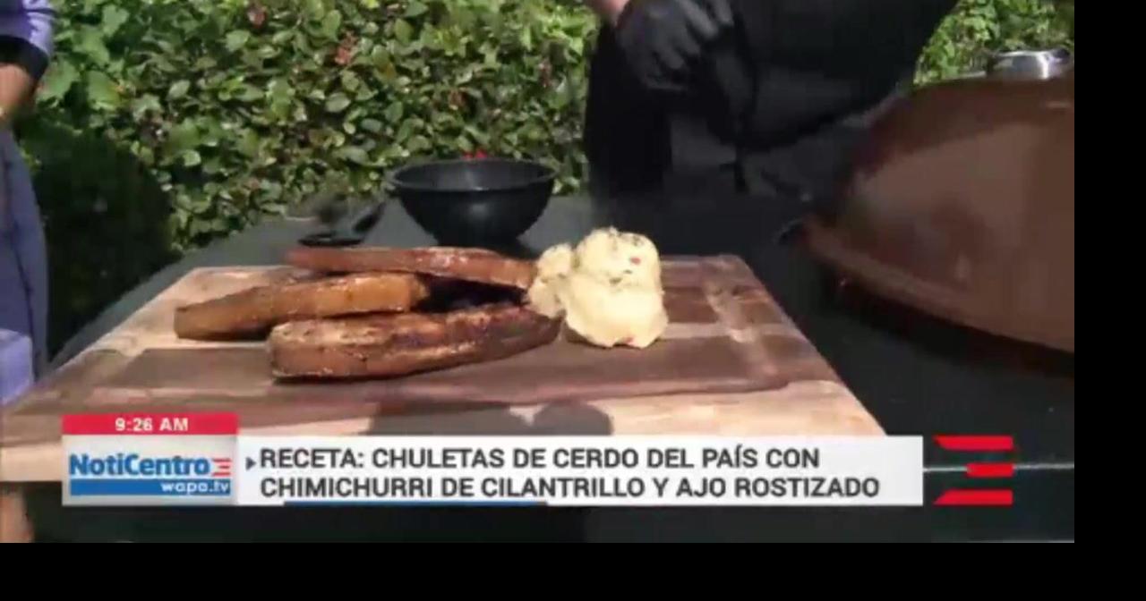 Pitmaster Lucca prepara chuletas de cerdo con Chimichurri de ...