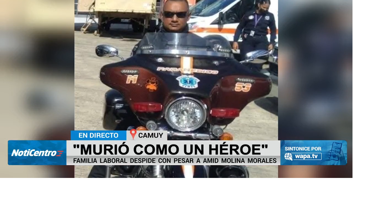 “Murió como un héroe”: allegados despiden a paramédico que sufrió accidente fatal