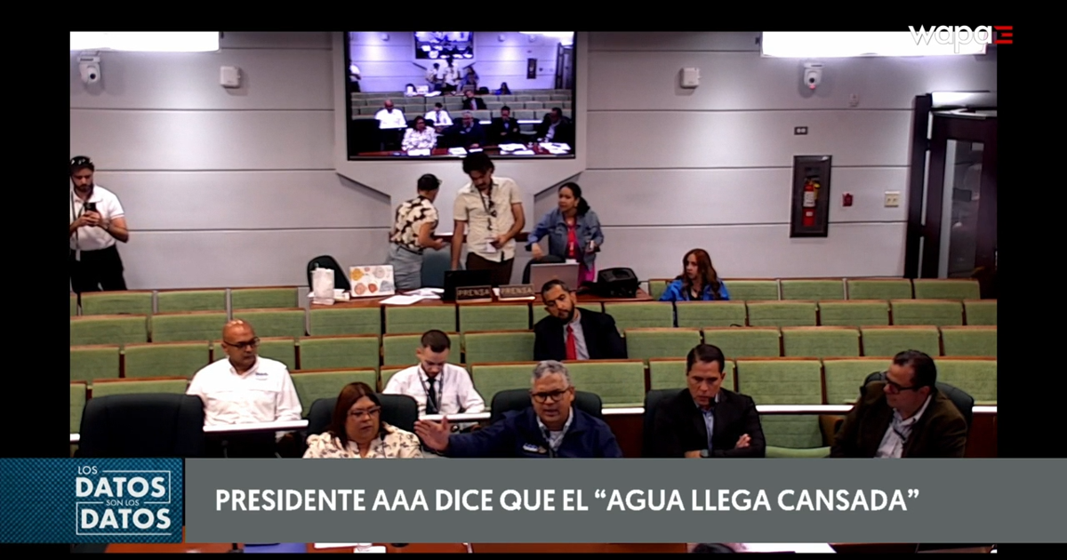 Presidente de la AAA dice que el "agua llega cansada" y analista político cuestiona la expresión