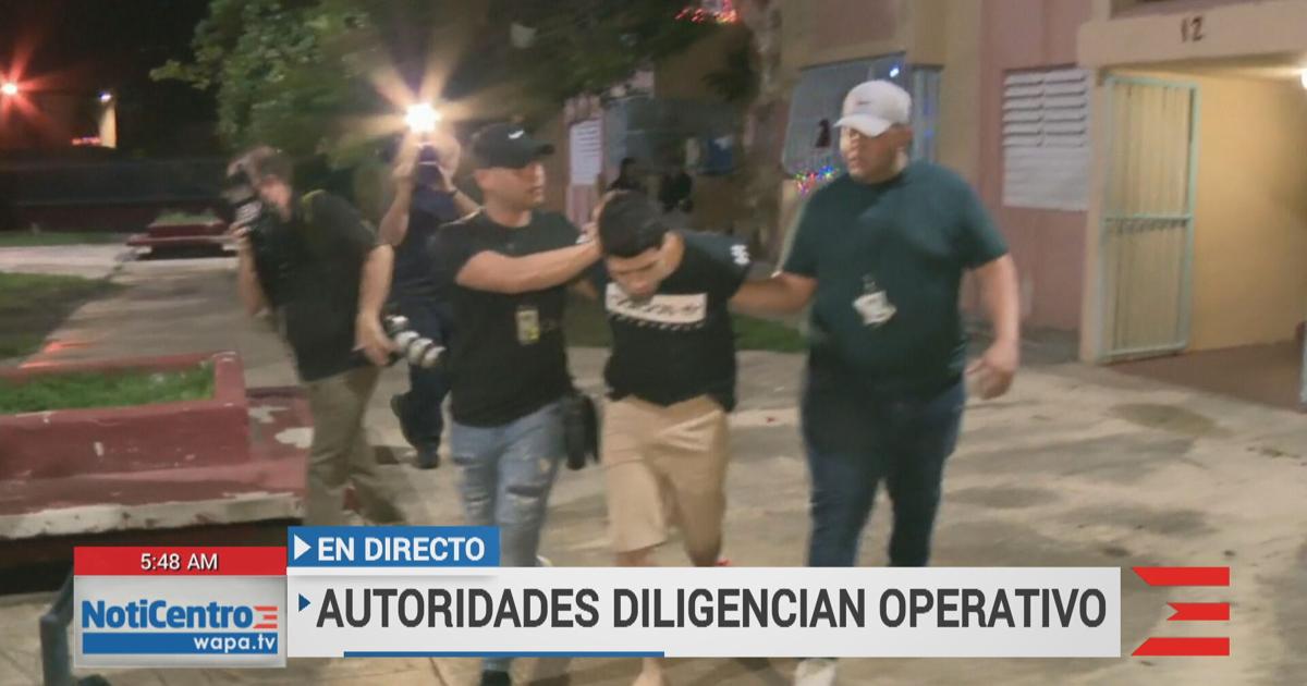 Agentes realizan operativo en el residencial Ernesto Ramos Antonini