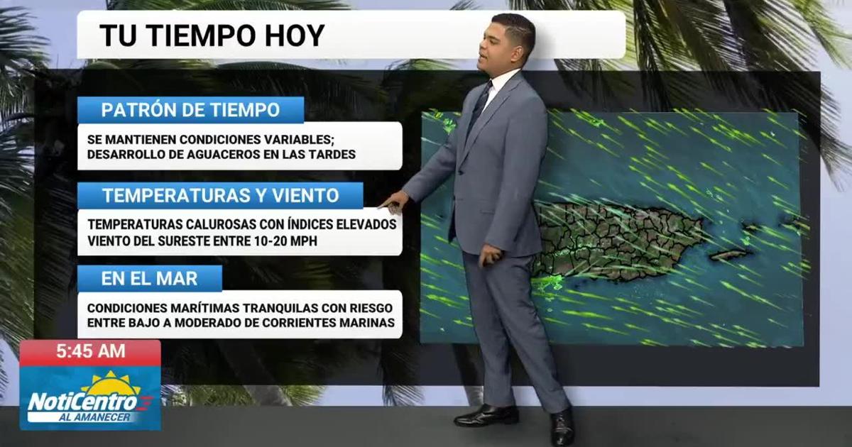 Tu Tiempo: índices de calor superarían los 100 grados, lluvia en las tardes