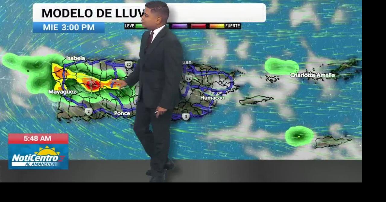 NWS: Mejoran condiciones climáticas en Puerto Rico, pero persisten lluvias vespertinas