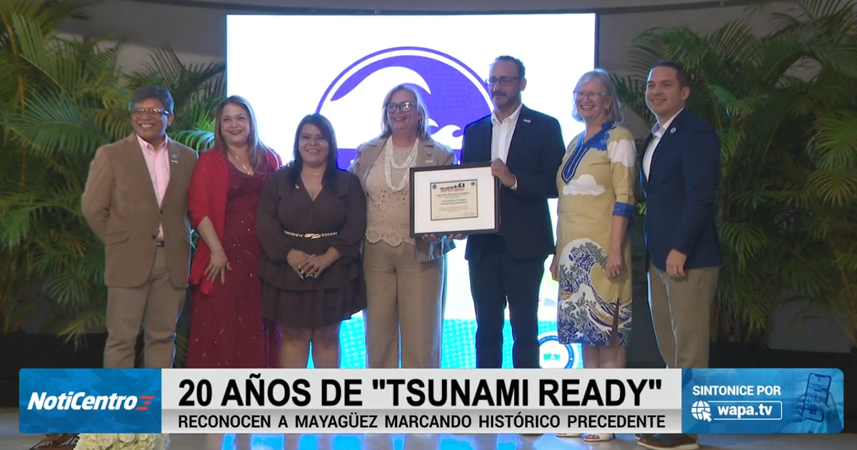 Mayagüez conmemora 20 años como la primera ciudad "Tsunami Ready" de Puerto Rico