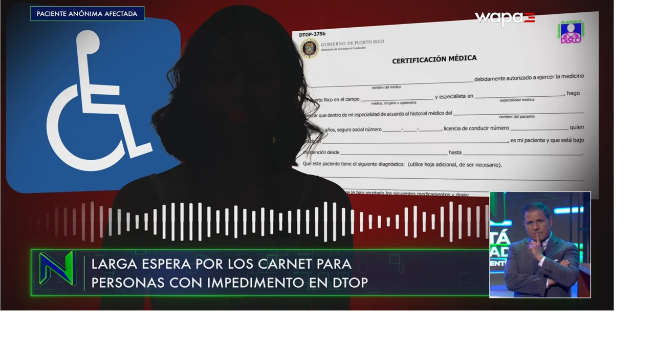 Denuncian larga espera para obtener carnets para personas con impedimentos
