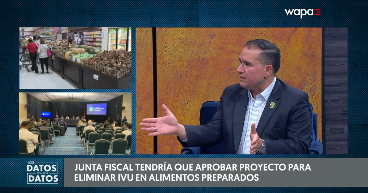 Representante propone eliminar el IVU a alimentos preparados por 90 días