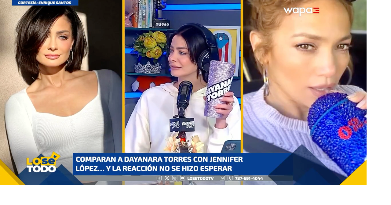 Comparan a Dayanara con Jennifer Lópe y reacciona con indignación