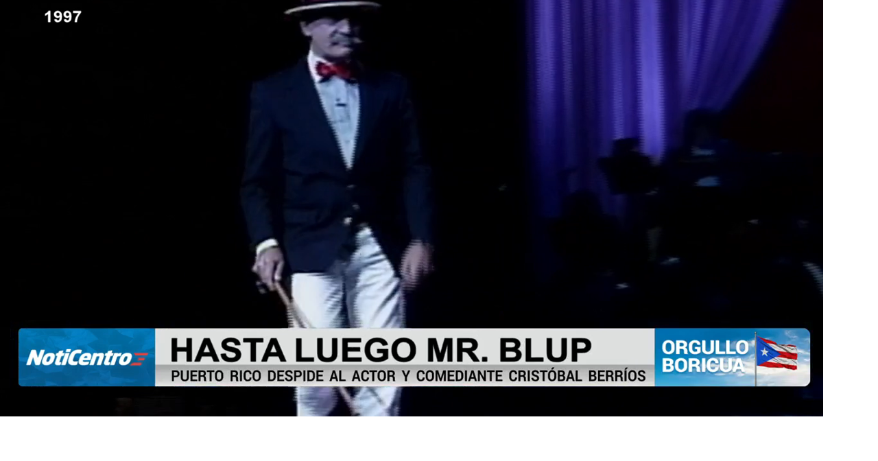 Puerto Rico se despide del gran actor y comediante “Mr. Blup”