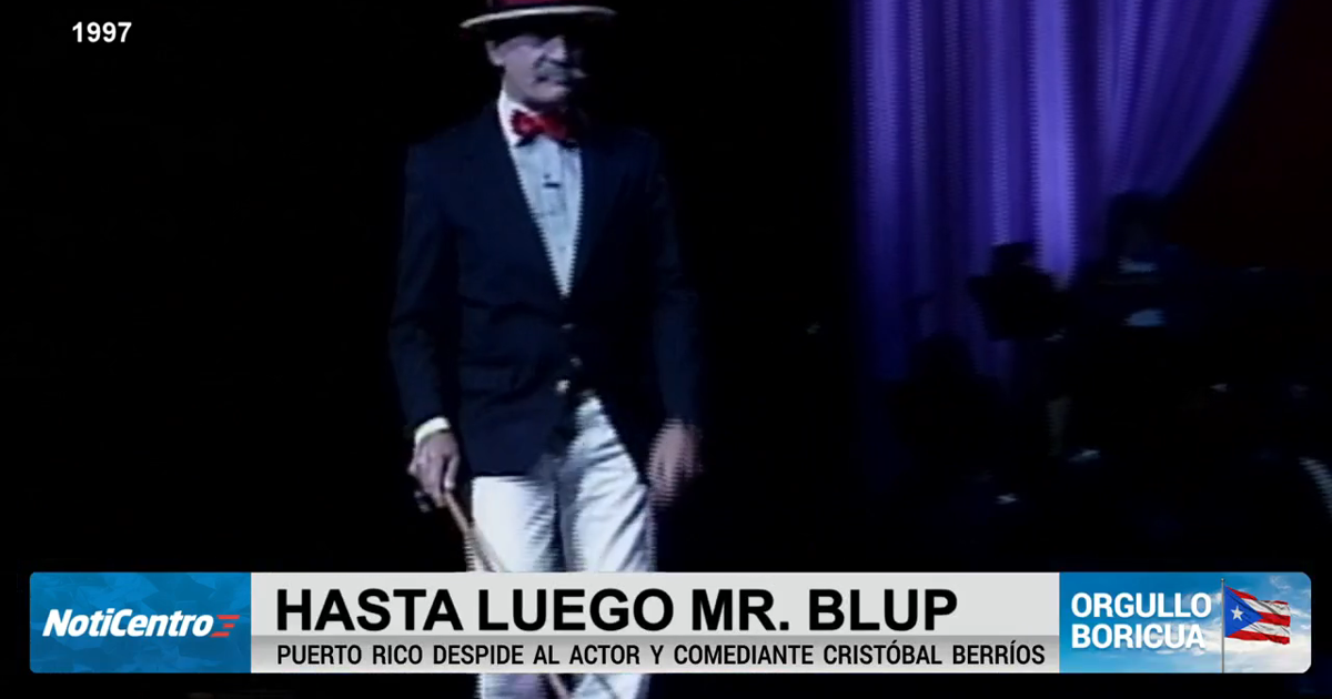 Puerto Rico se despide del gran actor y comediante “Mr. Blup”
