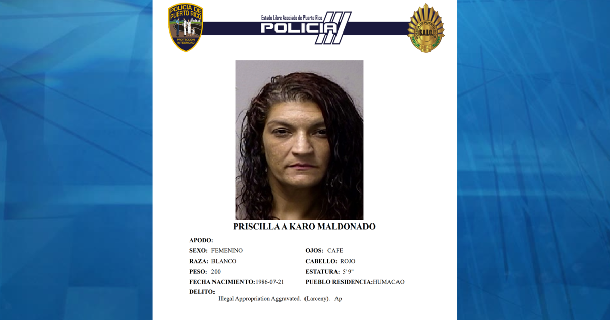 Arrestan a mujer por robar $600 de una tienda en Humacao