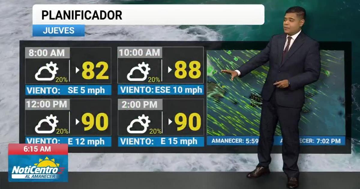 Polvo del Sahara y aire seco elevan temperaturas sobre 90°F en Puerto Rico
