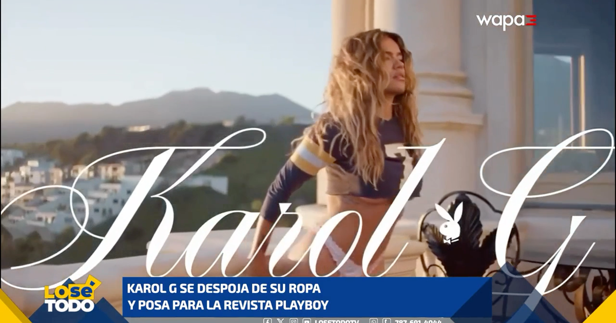Karol G sorprende posando para Playboy y habla sobre su soltería