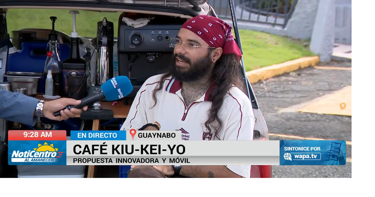 Café Kiu-Kei-Yo: una cafetería móvil que recorre la isla creando comunidad