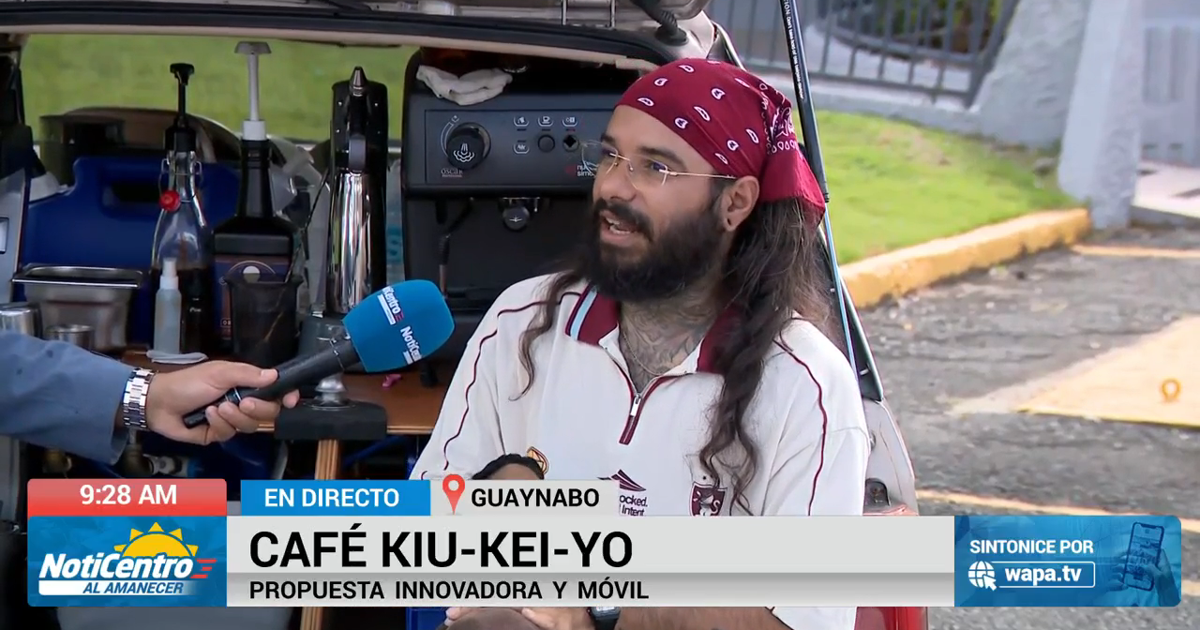 Café Kiu-Kei-Yo: una cafetería móvil que recorre la isla creando comunidad