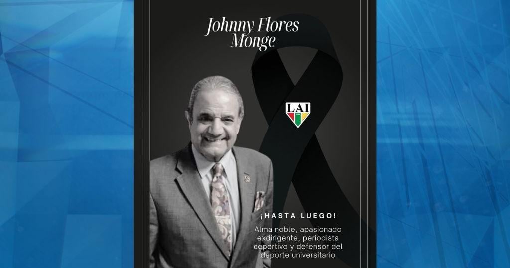Muere el periodista y comentarista deportivo “Johnny” Flores