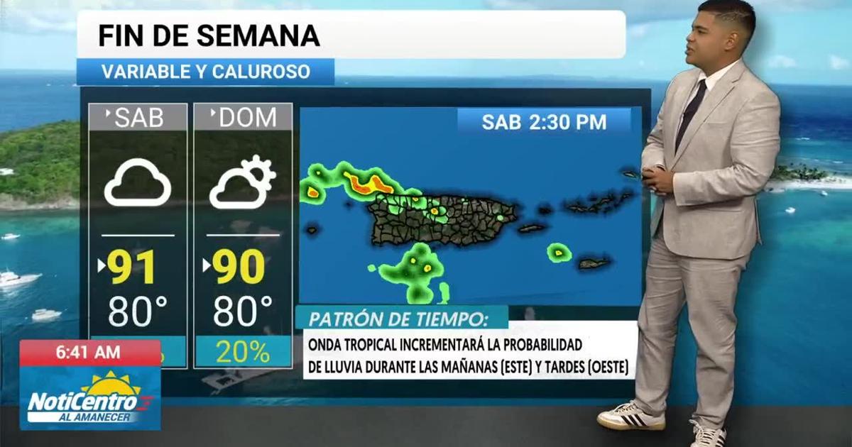 Onda tropical traerá aguaceros al fin de semana; sequía afecta al 60% de Puerto Rico