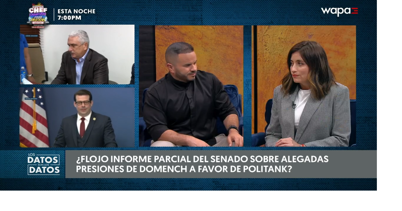 Senado revela informe parcial sobre presuntas presiones de Domenech a favor de Politank