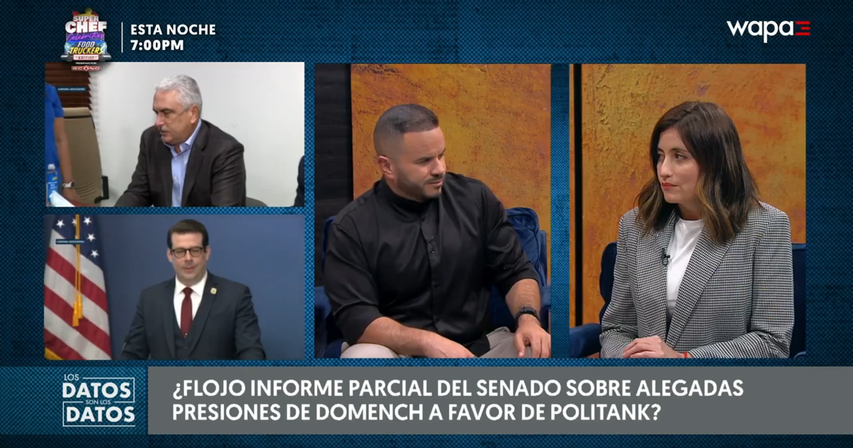 Senado revela informe parcial sobre presuntas presiones de Domenech a favor de Politank