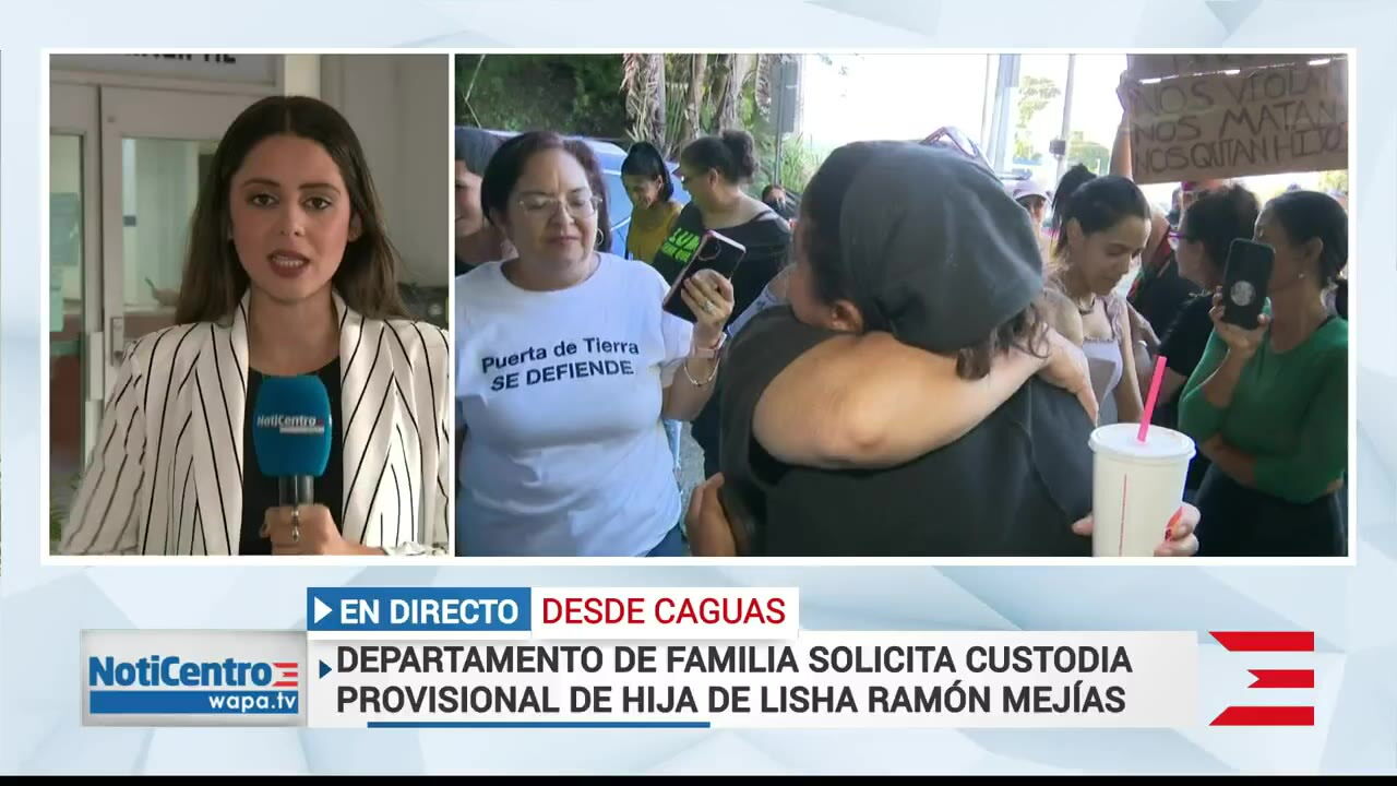 Jueza evalúa petición de Familia para asumir custodia provisional de hija  de Lisha Ramón | wapa.tv