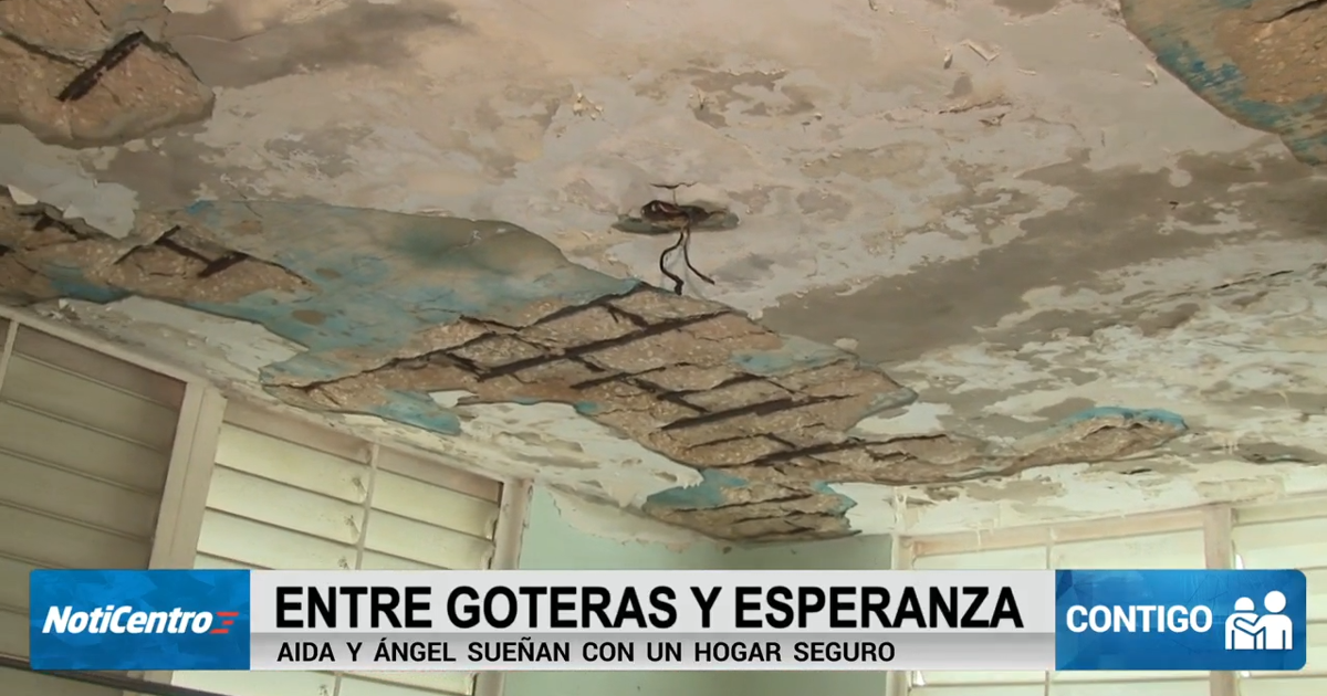 Adultos mayores en Vega Baja claman ayuda para reparar techo en mal estado
