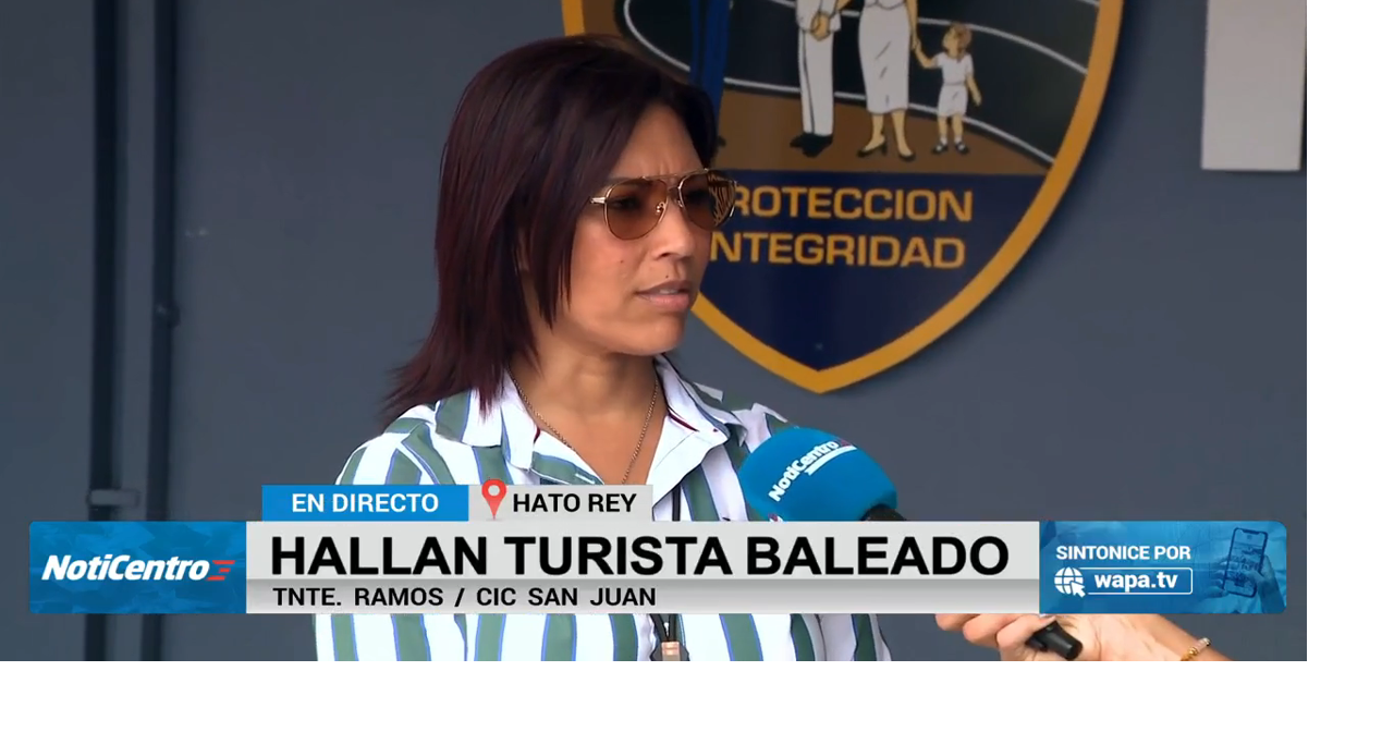 Turista es herido de bala en San Juan
