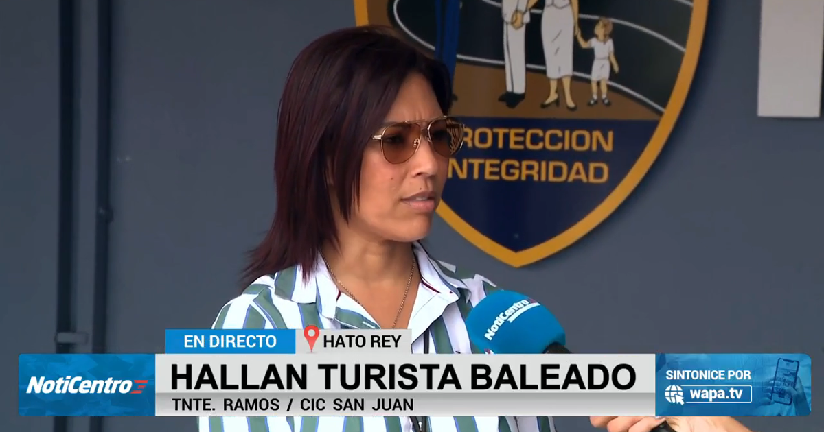 Turista es herido de bala en San Juan