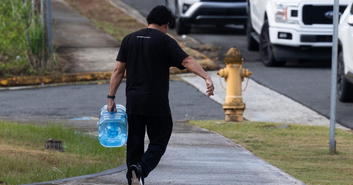 Sociólogo advierte que crisis del agua puede causar estrés postraumático en Puerto Rico