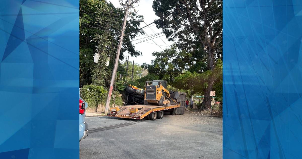 Camión se vuelca e impacta otro vehículo en Trujillo Alto; mujer resulta herida