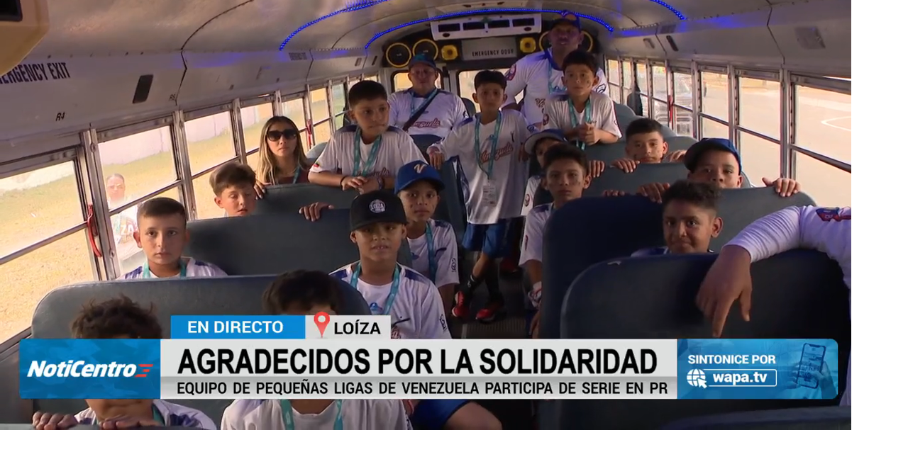 Niños venezolanos ganan tres juegos en torneo de béisbol en Loíza mientras alcaldesa impulsa campaña humanitaria