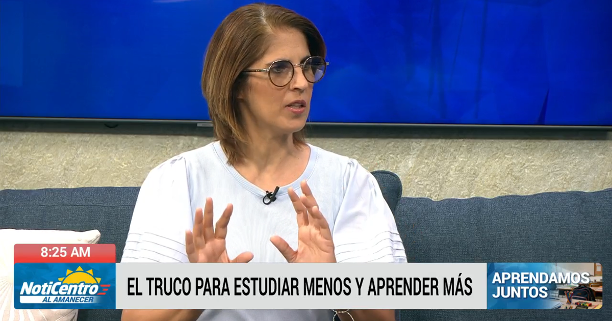 El truco para estudiar menos y aprender más según Maribel Anglada